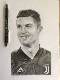 Cristiano Ronaldo Drawings Sketch With Pencil Shadow Portrait Cr7 Logo Jersey Cristiano ronaldo is arguably one of the finest football players of this generation. cristiano ronaldo drawings sketch with