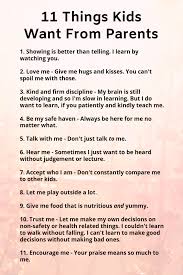 Raising Children 11 Things Kids Want From Their Parents Raising Children Parenting Smart Parenting Kids And Parenting