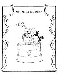 En honor al aniversario de su creador: Pintamos Banderas Argentinas Para El 20 De Junio Imagenes Del Creador De La Bandera Manuel Belgrano Colorear Imagenes