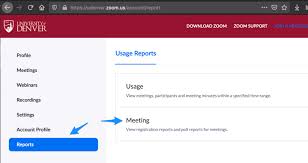 Taking Attendance Using Zoom Du Ed Tech Knowledge Base