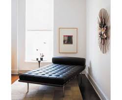 The daybed offers a modern design that includes a black faux leather with clean lines, and is a welcoming bed for one with the option to pull out the bailee daybed transitional collection is a great option for your guest room. Knoll Barcelona Day Bed Designer Furniture Minima