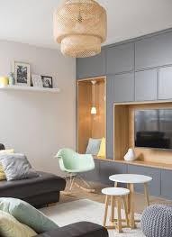 Ein Bad Aus Licht Entwicklung Renovierung Wohnung Lyon Villeurbanne Decoration Interieur Appartement Amenagement Appartement Meuble Rangement Salon