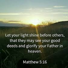 $14.95 get fast, free shipping with amazon prime & free returns return this item for free. Daily Bible Verse On Twitter Let Your Light Shine Before Others That They May See Your Good Deeds And Glorify Your Father In Heaven Mat 5 16 Bible Verseoftheday Https T Co 8e2mj33akf