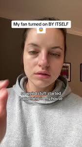 The fan turned ON BY ITSELF 😨... #haunted #hauntedtiktok #hauntedhous...