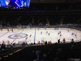 madison square garden section 108 new york rangers