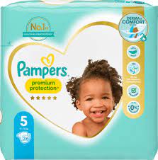 Diese windelgröße finden sie in den windelarten baby dry (hose), premium protection, sleep & play und active fit. Pampers Windeln Premium Protection Gr 5 Junior 11 16kg Einzelpack 26 St Dauerhaft Gunstig Online Kaufen Dm De