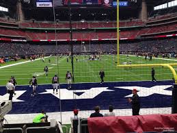 nrg stadium section 117 houston texans rateyourseats com