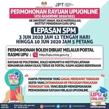 Syarat permohonan maktab perguruan lepasan spm. Facebook
