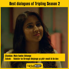 Tvf Tripling Best Dialogues Of Season 2 Sounds perfect wahhhh, i don't wanna. tvf tripling best dialogues of season 2