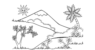 Sketsa gambar untuk lomba mewarnai sobsketsa. 32 Pemandangan Alam Untuk Diwarnai Kumpulan Sketsa Mewarnai Gambar Pemandangan Alam Siap Download Step By Step Menggambar Pemanda Pemandangan Sketsa Warna