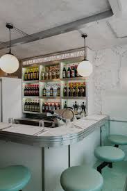 Red Deer Design Lina Stores Pasta Restaurant In London Restaurant Concept Countertop Design Italian Bar