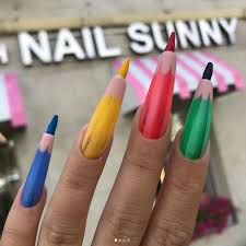 Online shopping a variety of best cool acrylics at dhgate.com. These Colored Pencil Nails Are Crazy But Also Kind Of Cool Glam