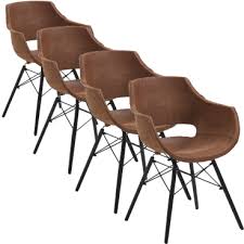Freischwinger stuhl aus echtleder und. Bodahl Moderner Stuhl Jazz Mit Sitzschale In Braunem Buffellederbezug