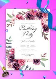 Shop birthday gifts for her, women's birthday gifts & get free delivery in india & worldwide. Women S Birthday Invitations Download Pdf Or Order Printed