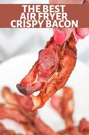 Apr 12, 2021 · turn the air fryer to 400 f and cook the bacon for 10 minutes. The Best Air Fryer Bacon Domestic Superhero