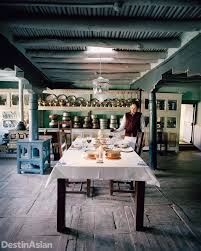 The Dining Room At A Village House In Stok One Of The Properties Run By Tour Operator Shakti Himalaya Go To Ww Rustic Dining Table Village Houses Dining Table
