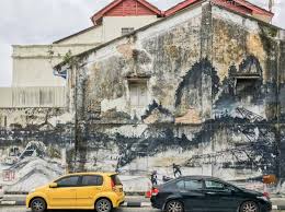 To see the art of old town by ernest zacharevic, park at the jalan panglima parking lot and check out the mural map at the old town white coffee padang outlet (1 jalan tun sambanthan). Ipoh Street Art Map Perak Malaysia Balukoo Travel Blog Street Art Map Art Ipoh