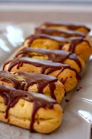 Recette Des Eclairs Au Caramel Au Beurre Sale Audrey Cuisine Recette Recette Dessert Recettes Sucrees