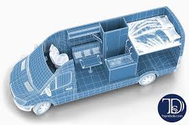 Motorhome 3d Rvs Layouts 3d Design Studio Tsymbals Design Sprinter Van Conversion Layout Van Conversion Layout Motorhome