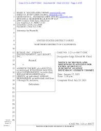 1 2 3 4 5 6 7 8 9 10 11 12 13 14 15 16 17 18 19 20 21 22 23 24 25 26 27 28  CASE NO. 3:21-cv-05677 MARC E. MAYER (SBN 190969), me