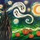 Van Gogh's Starry Night - Halloween event in Elk Grove, CA