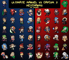 Vote for a re-stock on your favorite UMVC3 character charms by Shunao! :  r/MvC3