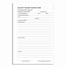 General good practice is for statements to include the following: Security Occurrence Book Rbe Stationery Print