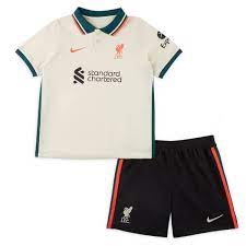 Nike bring back the traditional collar for lfc's 21/22 away kit. Liverpool Away Kids Football Kit 21 22 Soccerlord