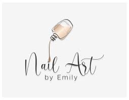 Nail Art Logo Design Nail Studio Logo Custom Nail Studio Etsy In 2020 Nail Logo Salon Logo Design Nail Studio