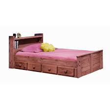 I used 2x3 mostly for the bed. Harriet Bee Chiu Twin Mate S Captain S Bed With Bookcase Headboard And Storage Wayfair