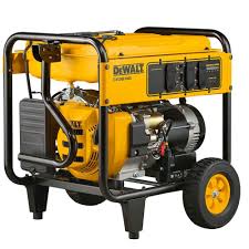 Dewalt 7 000 Watt Electric Start Gasoline Powered Portable Generator 50 St Carb Dxgnr7000 The Home Depot Portable Generator Dewalt Portable Power Generator