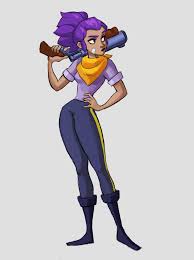 She has moderate health and damage output. Shelly Fan Art Brawlstars
