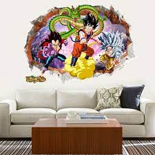 Dragon Ball Z Kids Rooms Decoration Mural Art Wallpaper By Fandom Express Mural Art Kids Room Wallpaper Art Wallpaper