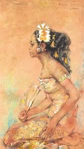 Ni Tjawan By Willem Gerard Hofker Lukisan Lukisan Wajah Pelukis