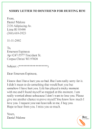 apology letter template to boyfriend