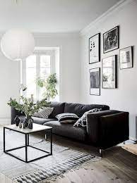 When decorating a dining room with black, white and gray, using texture creates visual interest. 3 Contemporary Room Decoration Ideas White Living Room Decor Gray Living Room Design Black Living Room