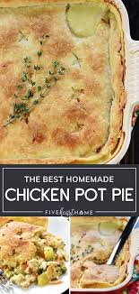 The Best Homemade Chicken Pot Pie Homemade Chicken Pot Pie Best Chicken Pot Pie Chicken Pot Pie
