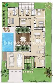 Oasis 2 Courtyard House Plans Architecture House House Layout Plans