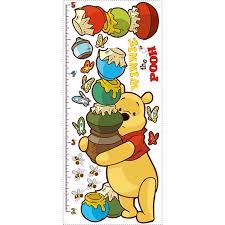 Disney Peel Stick Growth Chart Winnie The Pooh
