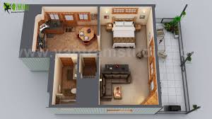 3d Floor Plan Designer Top View of house in San Jose California