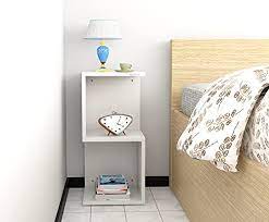 Shop for corner table with storage at bed bath & beyond. Anikaa Eric Wooden Bed Side Table Sofa Side Table Modern End Table Multipurpose Books Storage Organizer Corner Table For Living Room Bedroom Office Engineered Wood Matte Finish White