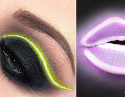 Check out these 5 great products that look like ordinary makeup by day, but illuminate and glow once the sun goes down by night. The Neon Makeup Trend Got Us Shook Alldaychic