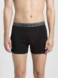 jockey men innerwear bottoms black boxer brief