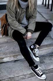 Converse Loose Laces Casual Feel Lucy Williams Jacket Anine Bing Jumper Other Stories Jeans Acne Moda De Ropa Ropa De Moda Ropa Casual