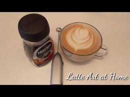 Latte art coffee latte art creative food latte food art yummy food food and drink coffee recipes food. Latte Art At Home Nescafe Classic Youtube