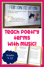 New Product Thursday Poetry Terms Unit Mrs Readerpants Poetry Terms Teaching Poetry High School Poetry