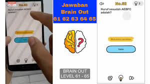 Hayo siapa nih disini yang sedang asik bermain game yang cukup menguras pikiran. Huruf Sesudah Aebfc Brain Out Enak