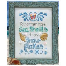 Check spelling or type a new query. Stoney Creek Seashells Snowflakes Cross Stitch Pattern Anabella S