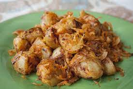Vegan Potatoes With Sauerkraut And Paprika Sauerkraut And Potatoes Recipe Vegan Potato Saurkraut Recipes
