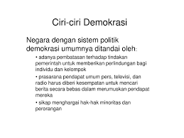 Ciri ciri negara maju salah satunya adalah kehidupan yang mana penduduknya tidak kekurangan gizi dan sebagainya. Ciri Ciri Negara Demokrasi Berbagi Informasi